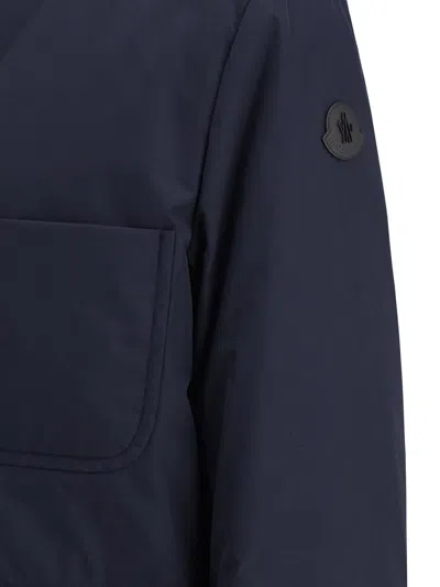 Moncler Brieuc Water-repellent Jacket In Blue