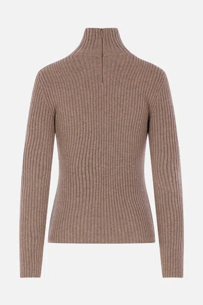 Max Mara Sweaters In Brown