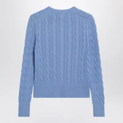 Polo Ralph Lauren Light Cable-knit Cardigan In Animal Print