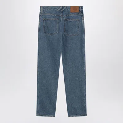 Burberry Regular Fit Jeans Belt Loops Five Pockets In Blue