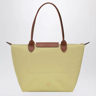 Longchamp Pistachio Coloured Le Pliage Original M Bag In Green