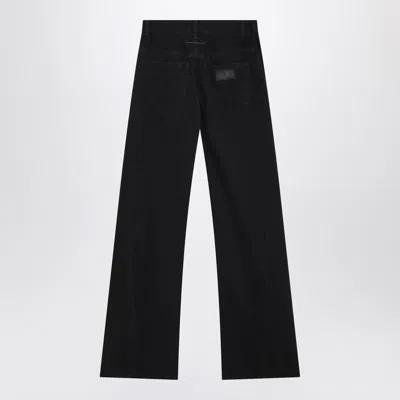 Mm6 Maison Margiela Panelled Jeans In Black