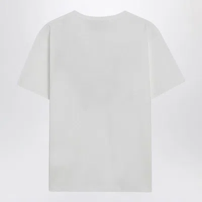 Valentino Panther Graphic Crew Neck T-shirt Short Sleeves In White