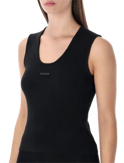 Fear Of God Essential Rib Tank In Animal Print