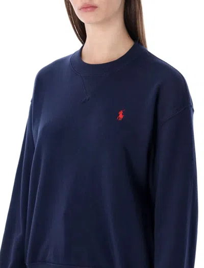 Polo Ralph Lauren Classic Crew Neck Fleece In Multi