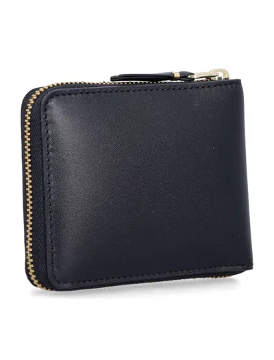 Comme Des Garçons Zip Wallet In Black