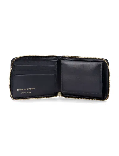 Comme Des Garçons Zip Wallet In Black