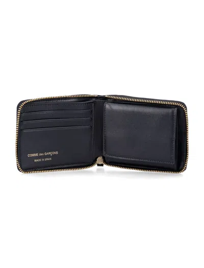 Comme Des Garçons Zip Wallet In Black