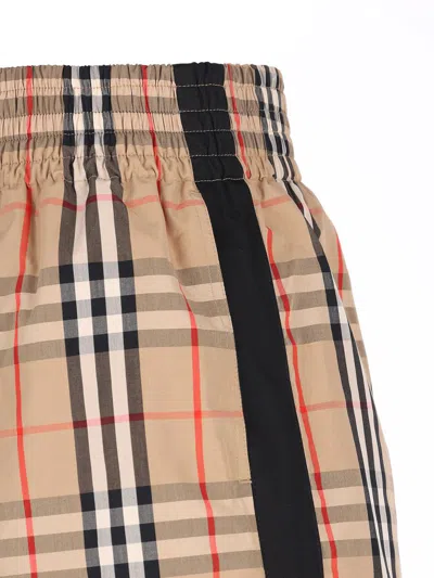 Burberry Shorts In Sand