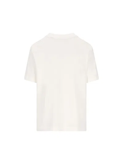 Burberry T-shirt And Polo Shirt In White