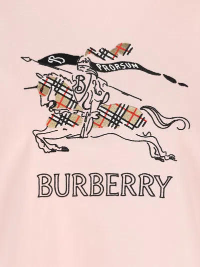 Burberry T-shirt And Polo Shirt In Pink