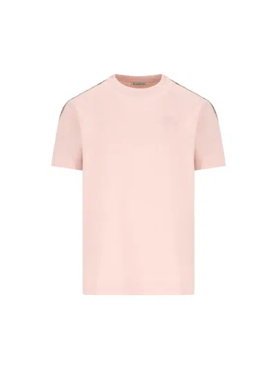 Burberry T-shirt And Polo Shirt In Pink