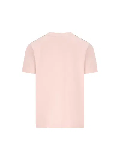 Burberry T-shirt And Polo Shirt In Pink
