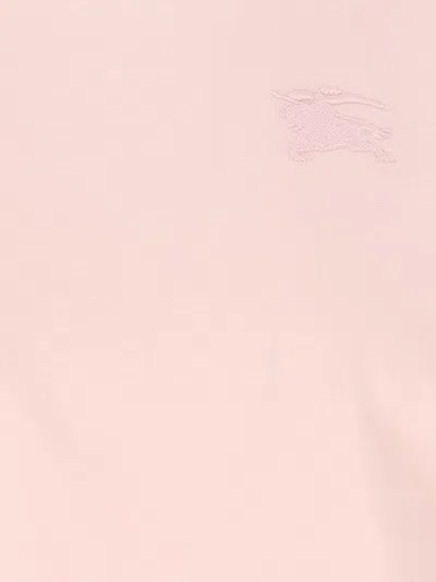Burberry T-shirt And Polo Shirt In Pink