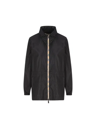 Burberry Jackets In Black