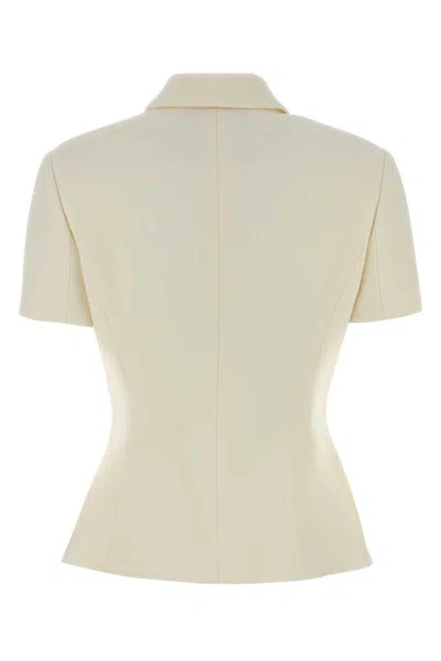 Versace Jackets And Vests In White