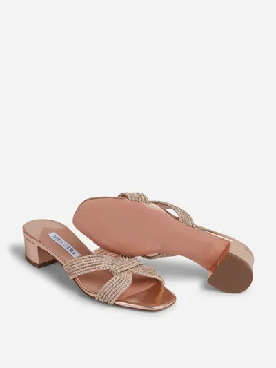 Aquazzura Crystal Muse Sandals In Multi