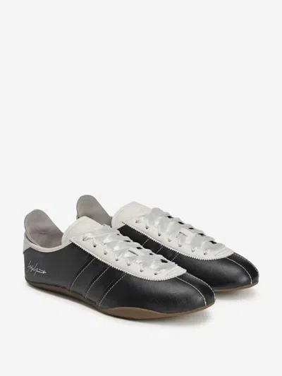 Y-3 Tokyo Leather Sneakers In Black