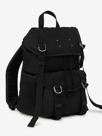 Maison Margiela Medium Backpack In Technical Fabric In Black