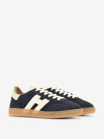 Hogan H327 Lace-up Sneakers With Contrasting Logo In Multi