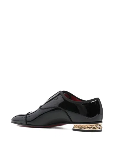 Christian Louboutin Alphamale Rocks Patent Leather Oxfords In Animal Print