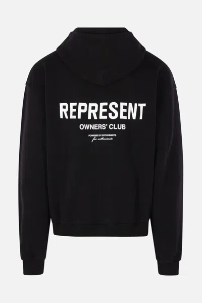 Represent Men's Owners Club Zip Hoodie In Black