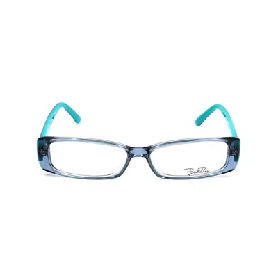 Pucci Blue Plastic Frames In Blue