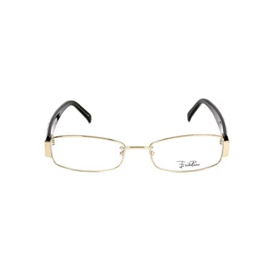 Pucci Multicolor Metal Frames In Gold