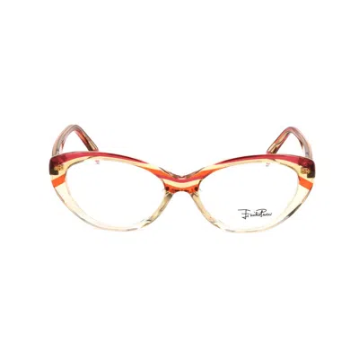 Pucci Red Plastic Frames In Brown
