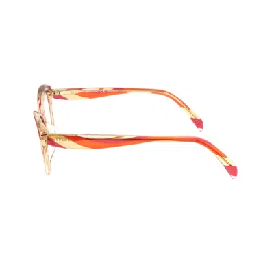 Pucci Red Plastic Frames In Brown