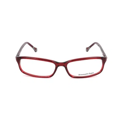 Ermenegildo Zegna Red Plastic Frames In Red