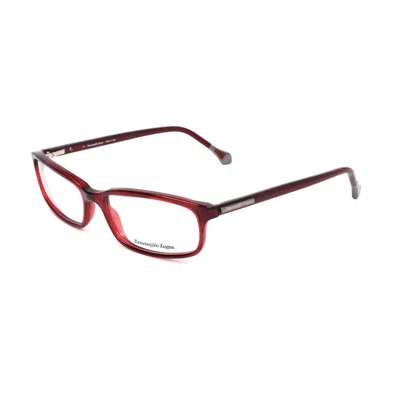 Ermenegildo Zegna Red Plastic Frames In Red