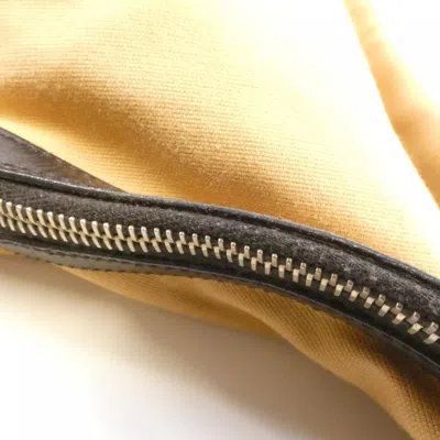 Pre-owned Gucci Beige Canvas Shoulder Bag () In Sand