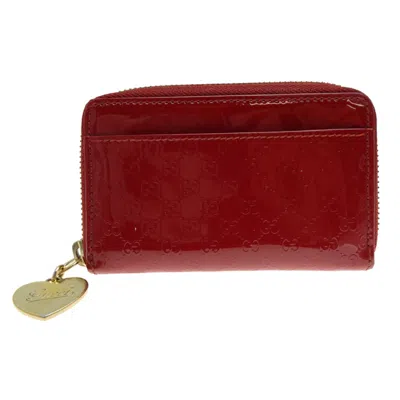 Pre-owned Gucci Red Color Coin Purse/coin Case ()