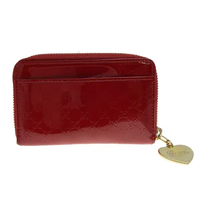 Pre-owned Gucci Red Color Coin Purse/coin Case ()