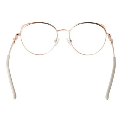Guess Rose Gold Metal Glasses Women's (frames) In Brown