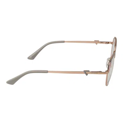 Guess Rose Gold Metal Glasses Women's (frames) In Brown