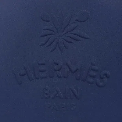 Pre-owned Hermes Navy Polyamide 80% Clutch Bag () In Blue