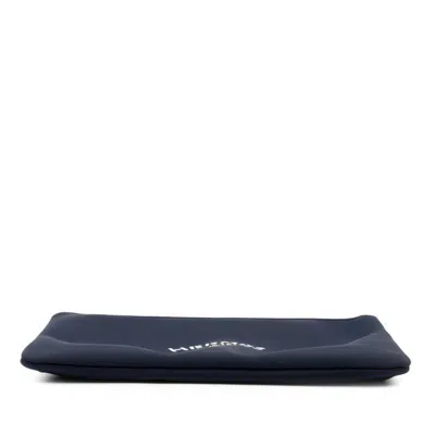 Pre-owned Hermes Navy Polyamide Clutch Bag Pouch () In Blue
