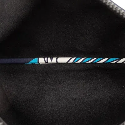 Pre-owned Hermes Navy Polyamide Clutch Bag Pouch () In Blue