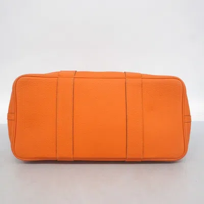 Pre-owned Hermes Orange Negonda Leather Tote Bag ()