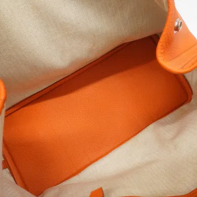 Pre-owned Hermes Orange Negonda Leather Tote Bag ()