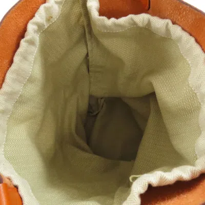 Pre-owned Hermes Orange Taurillon Clemence Leather Tote Bag ()