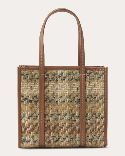 Helen Kaminski Women's Arleth Wool Tweed Leather-trim Mini Tote Bag Leather/wool/cotton In Multi