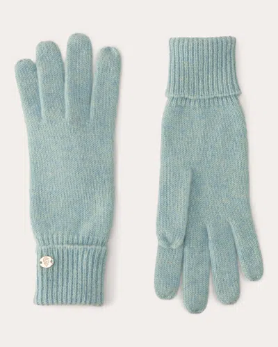 Helen Kaminski Women's Blaire Cashmere Cuffed Gloves In Blue