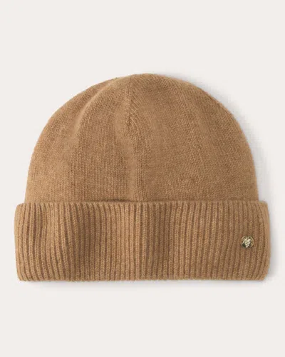 Helen Kaminski Vivian Cashmere Cuff Beanie In Brown