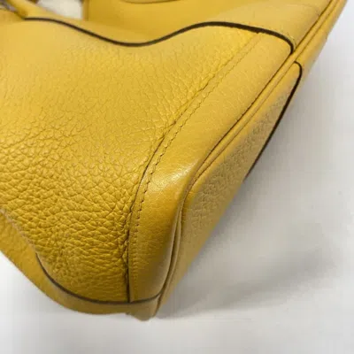 Pre-owned Hermes Silver Country Leather Tote Bag ()