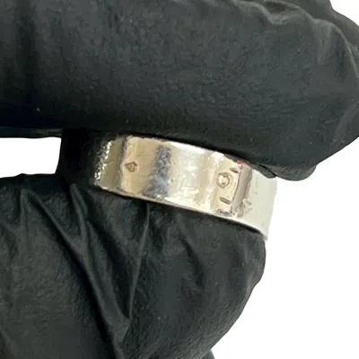 Pre-owned Hermes Silver Silver 925 Band Ring ()