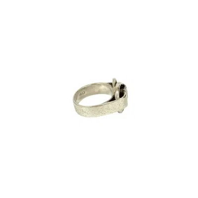 Pre-owned Hermes Silver Silver 925 Band Ring ()