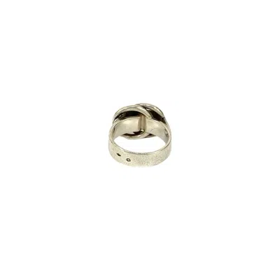 Pre-owned Hermes Silver Silver 925 Band Ring ()